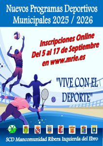 PLAZO INSCRIPCIONES DEPORTIVAS TEMPORADA 2025/26